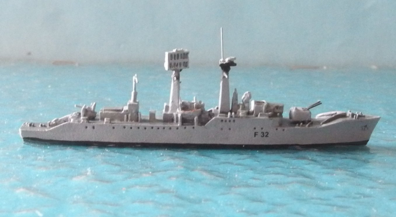 Fregatte F 32 "HMS Salisbury" Type 61 (1 St.) GB 1972 Nr. K 342 von Albatros